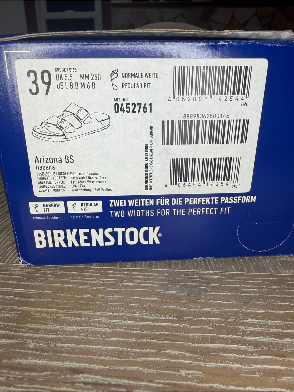 Birkenstock Arizona Soft Footbed Sandal in Habana Brown - Picture 5 of 5